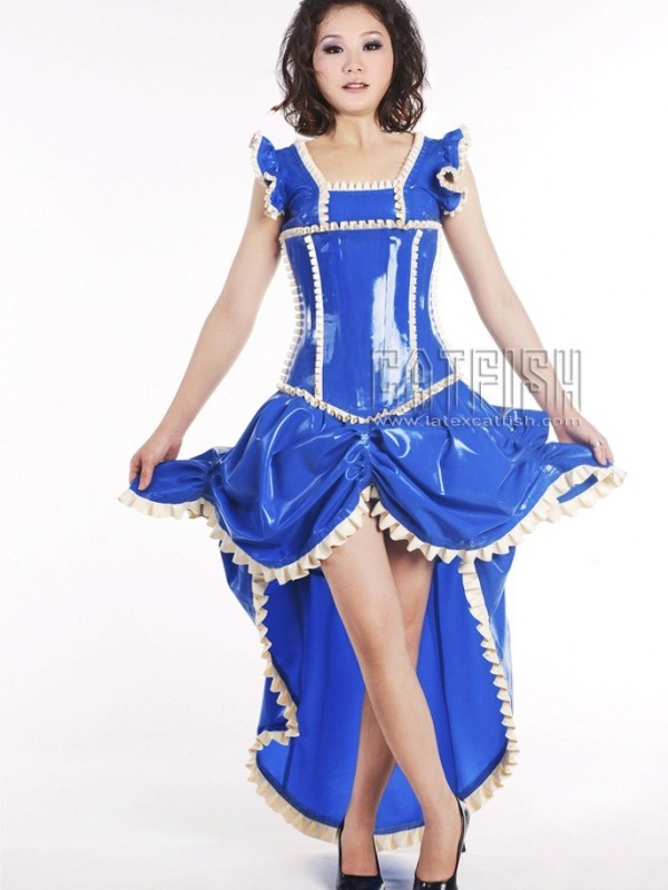Latexové šaty CF-SPL001